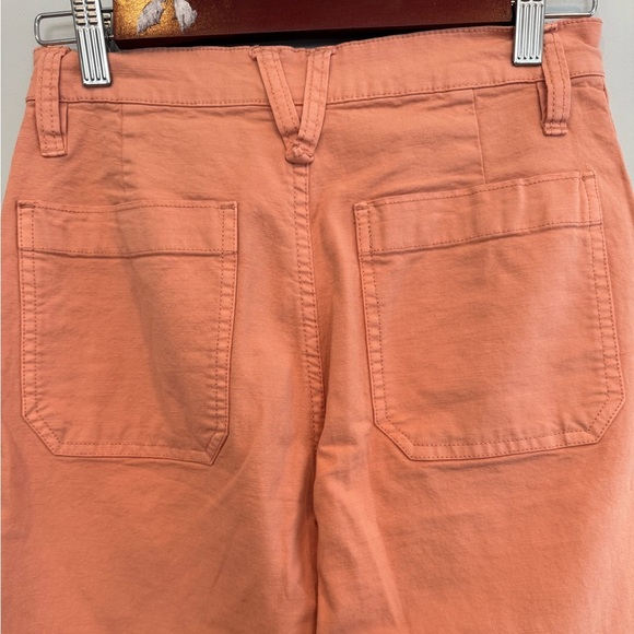 J Crew Point Sur Washed Wide Leg Crop Pants in Peach Size 25 - Picture 4 of 8
